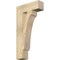 Ekena Millwork Legacy Block Rough Sawn Bracket, Douglas Fir, 4"W x 14"D x 26"H BKT04X14X26LEC05RDF - alternate 1